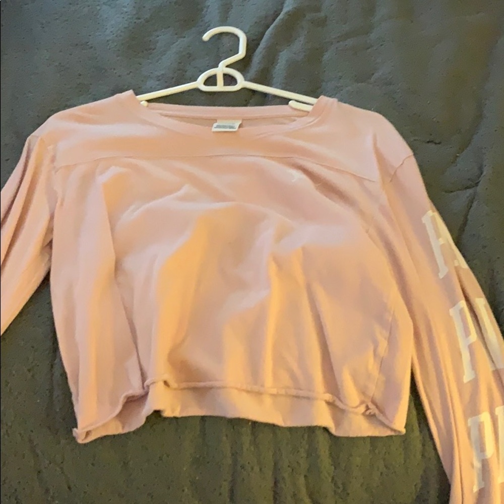 Pink crop top